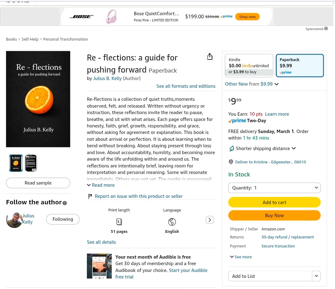 Re - flections : A Guide for Pushing Forward
